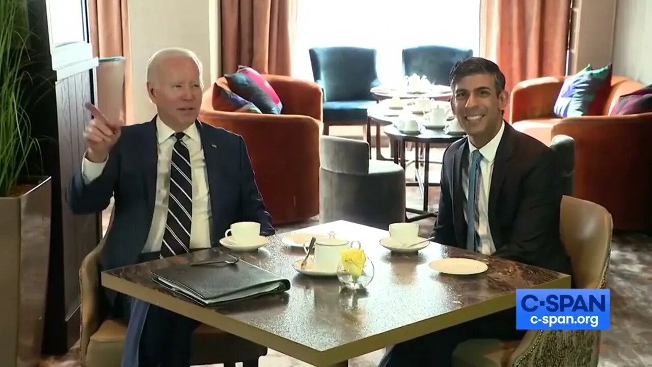 Biden In Northern Ireland “Heck Of A View Out There,” As Reporter Bursts Into Laughter