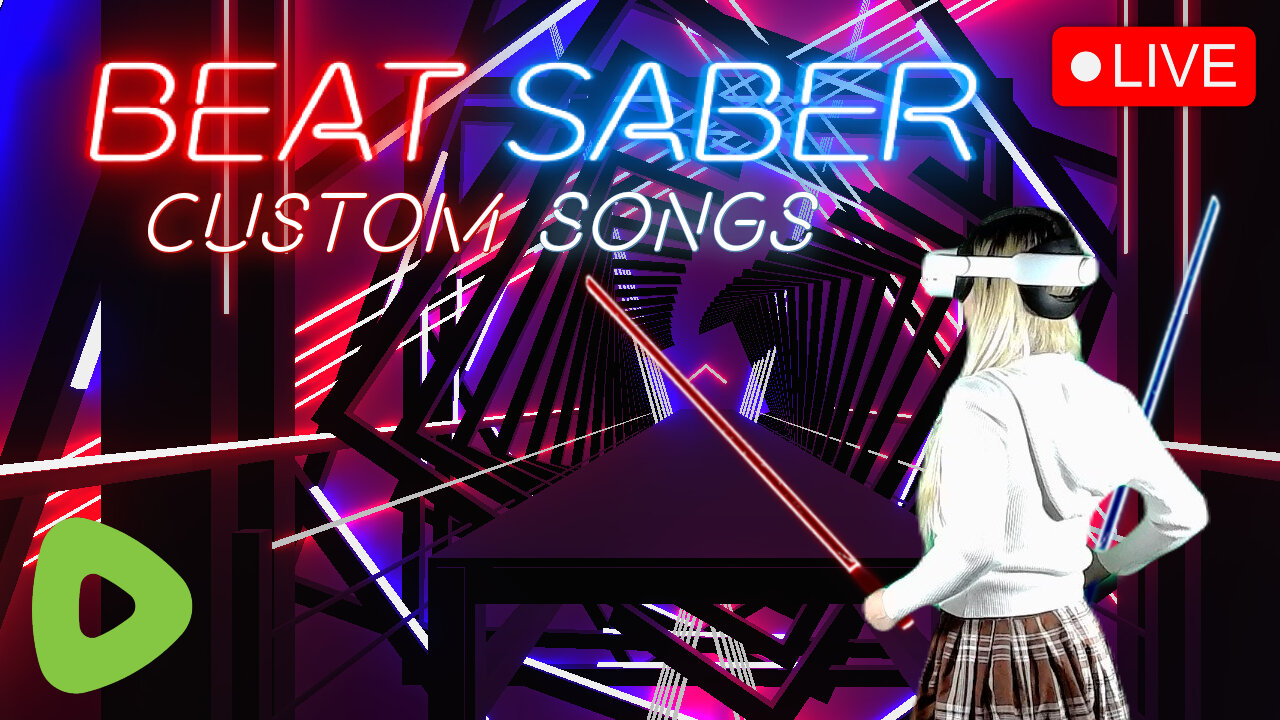 LATE NIGHT VIBES :: BeatSaber VR Stream 💚✨