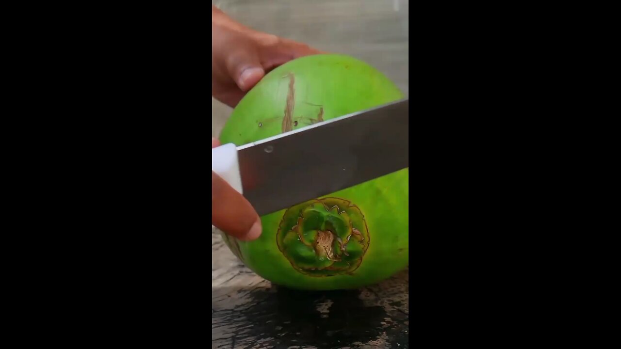 Coconut Cutting ASMR