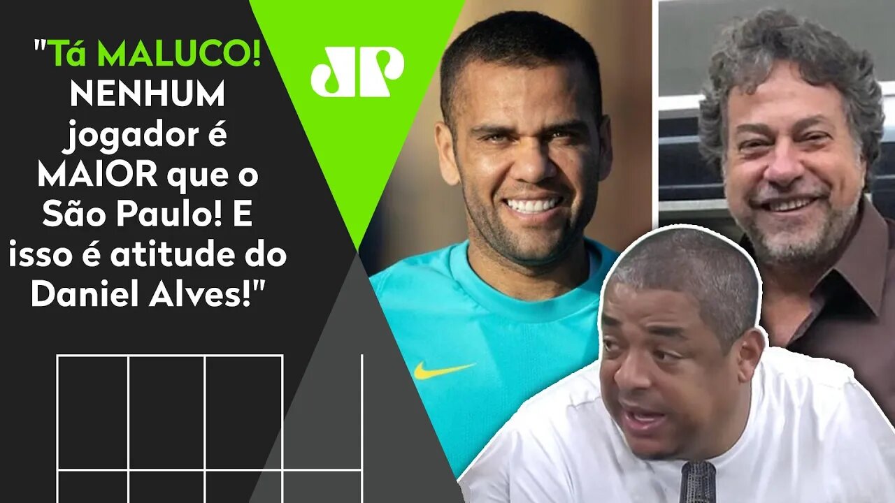 NÃO POUPOU! OLHA como Vampeta CRITICOU Daniel Alves por causa das Olimpíadas!