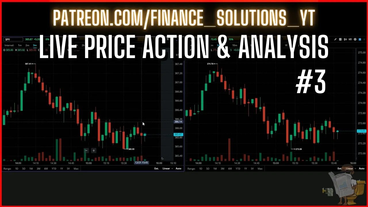 LIVE PRICE ACTION & ANALYSIS LIVE TRADING FINANCE SOLUTIONS #3 DEC 20 2022