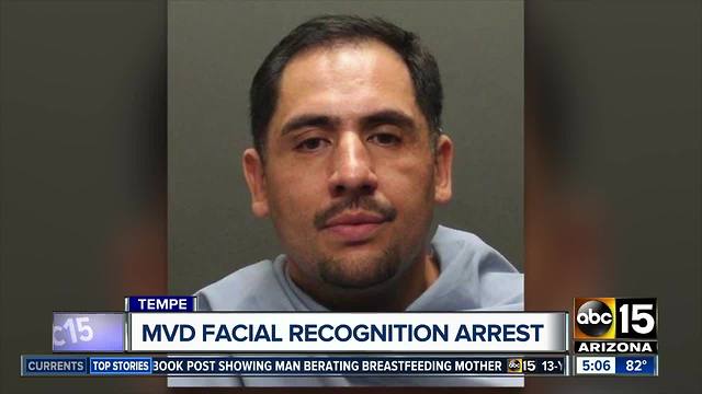 MVD facial recognition helps make arrest