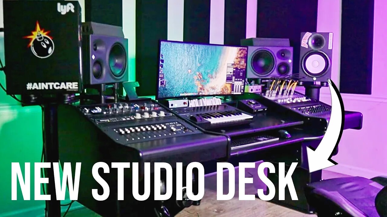 The BEST Studio Desk For Your HOME STUDIO! BEST UNDER $1500 ! 😍