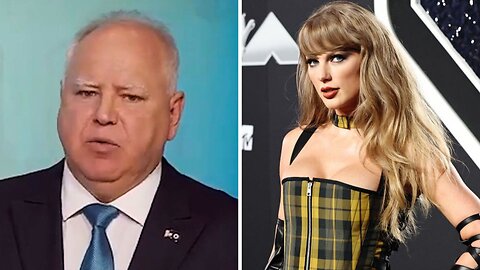 Tim Walz Shouts Out Taylor Swift for Her Support