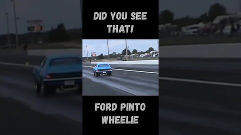 Did You See That! Ford Pinto Wheelie! Full Send! #shorts