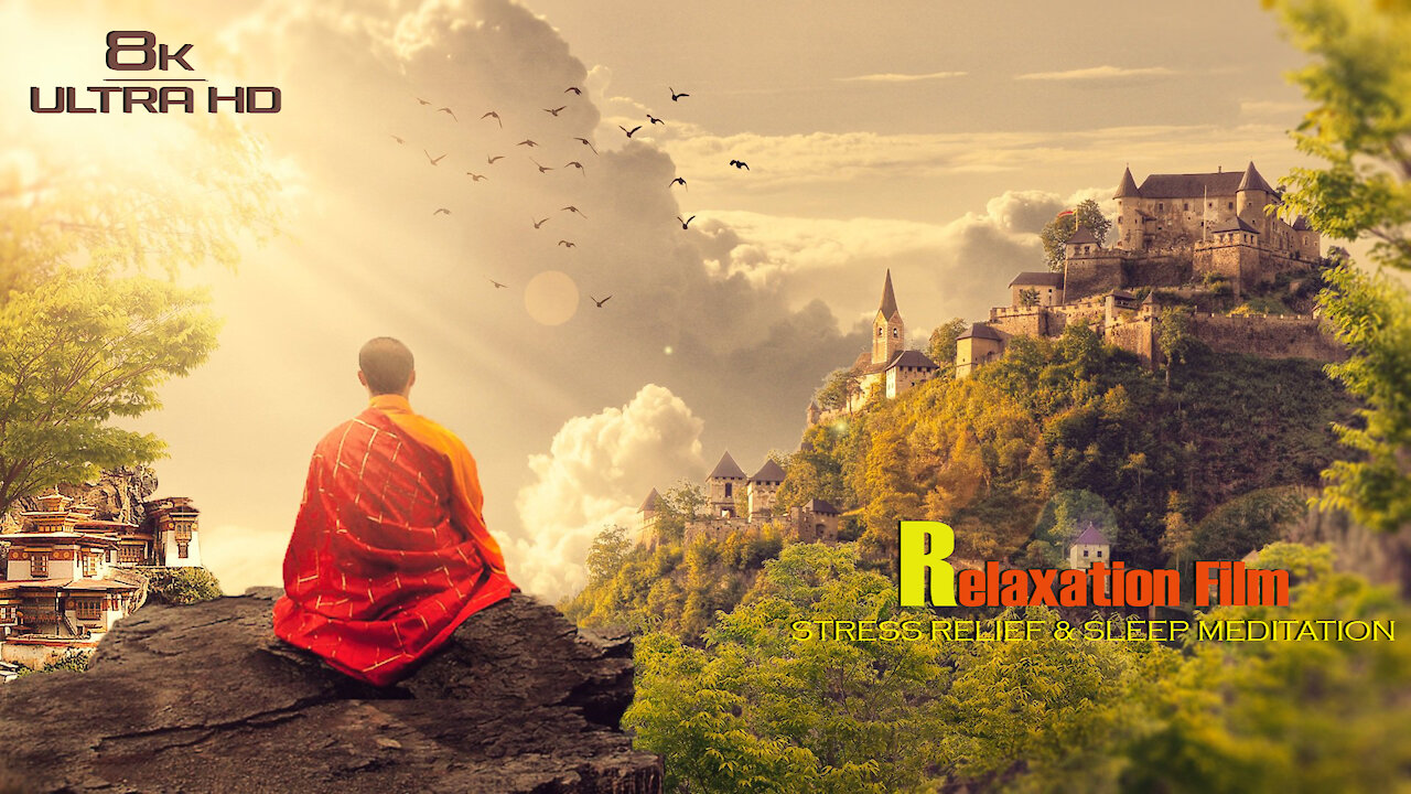 Relaxation Film With Calming Music, stress relief & sleep meditation