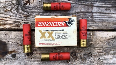 Vintage Winchester Double X 10 Gauge 54 Pellet #4 Buck - Breakdown