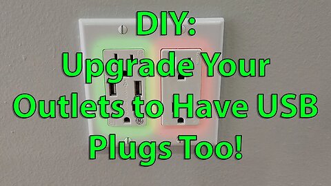 DIY: Upgrade Your Outlets to have USB Plugs too!