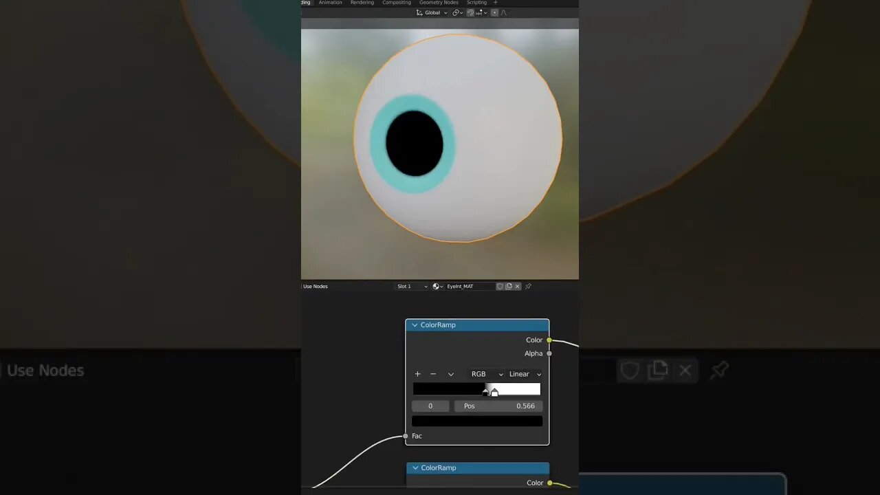 Eye in blender 👍👍👍👏🔥🔥🔥🔥 #blender #design #viral #shorts #animation #viral #trending