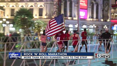 Runners 'Vegas Strong' as they complete Rock 'N' Roll Marathon