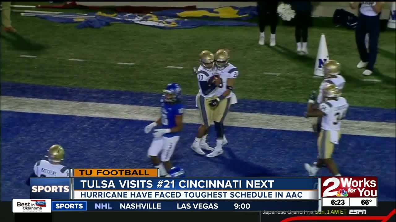 Tulsa Football faces 3rd Top-25 team this season when the Golden Hurricane visit #21 Cincinnati