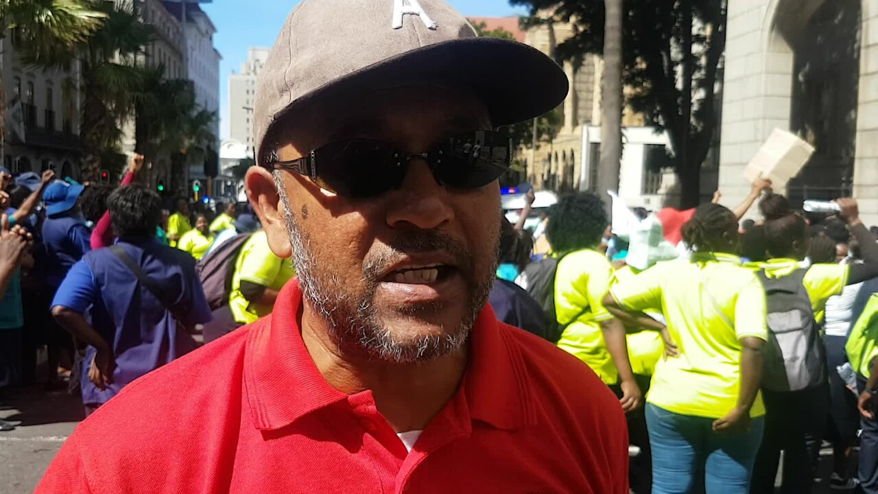 SOUTH AFRICA - Cape Town - National Union of Public Service &amp