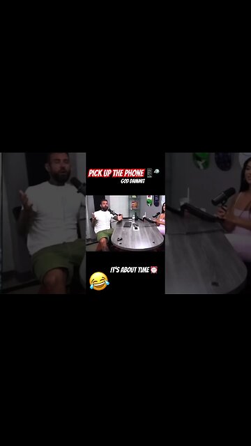 Guess who pick up the the phone #adam22 no jumper #shorts