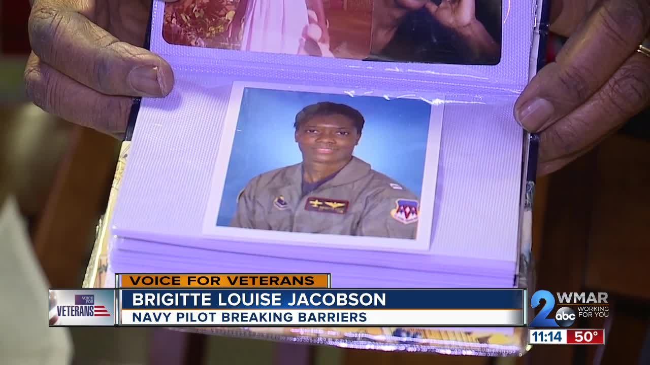 Brigitte Louise Jacobson: Navy pilot breaking barriers