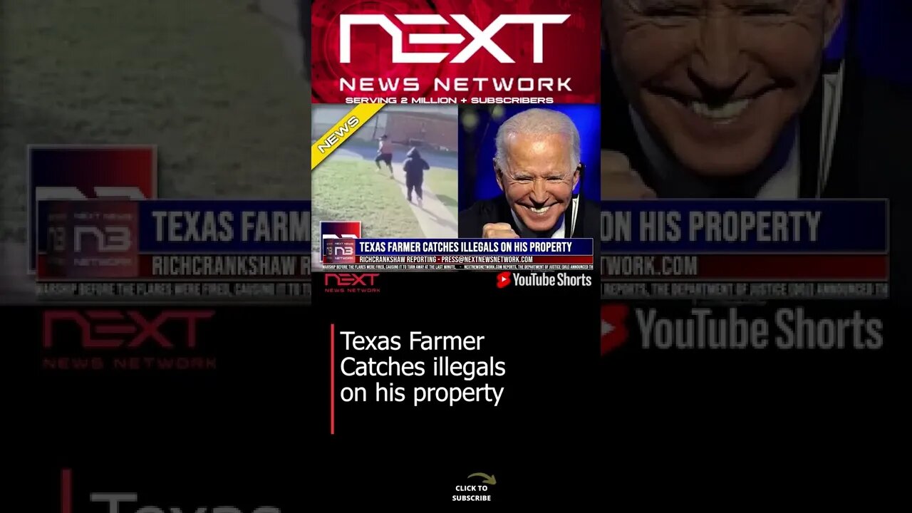 Texas Farmer Catches illegals on his property #shorts