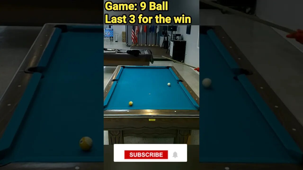 last 3 for the win #9ball #shorts