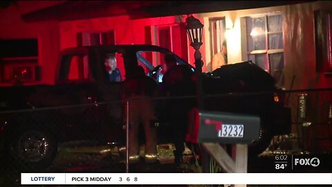 Truck catches on fire in Fort Myers