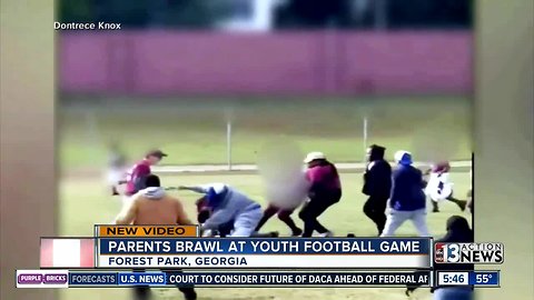 Fight at football game in Georgia