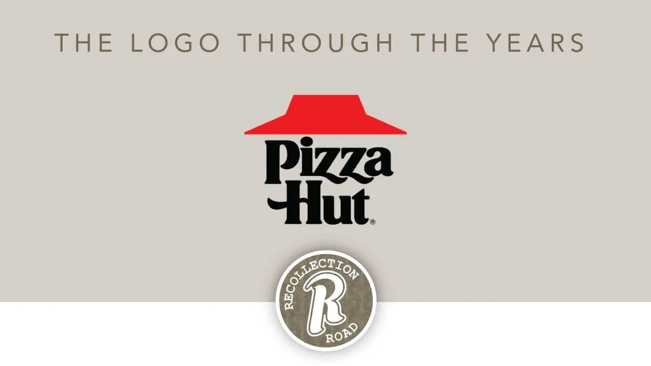 PIZZA HUT - The logo through the years