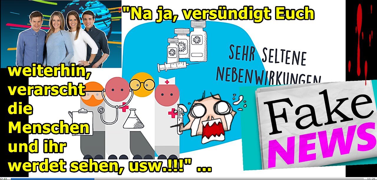 "Na ja, versündigt Euch weiterhin, verarscht die Menschen und ihr werdet sehen, usw.!!!" …