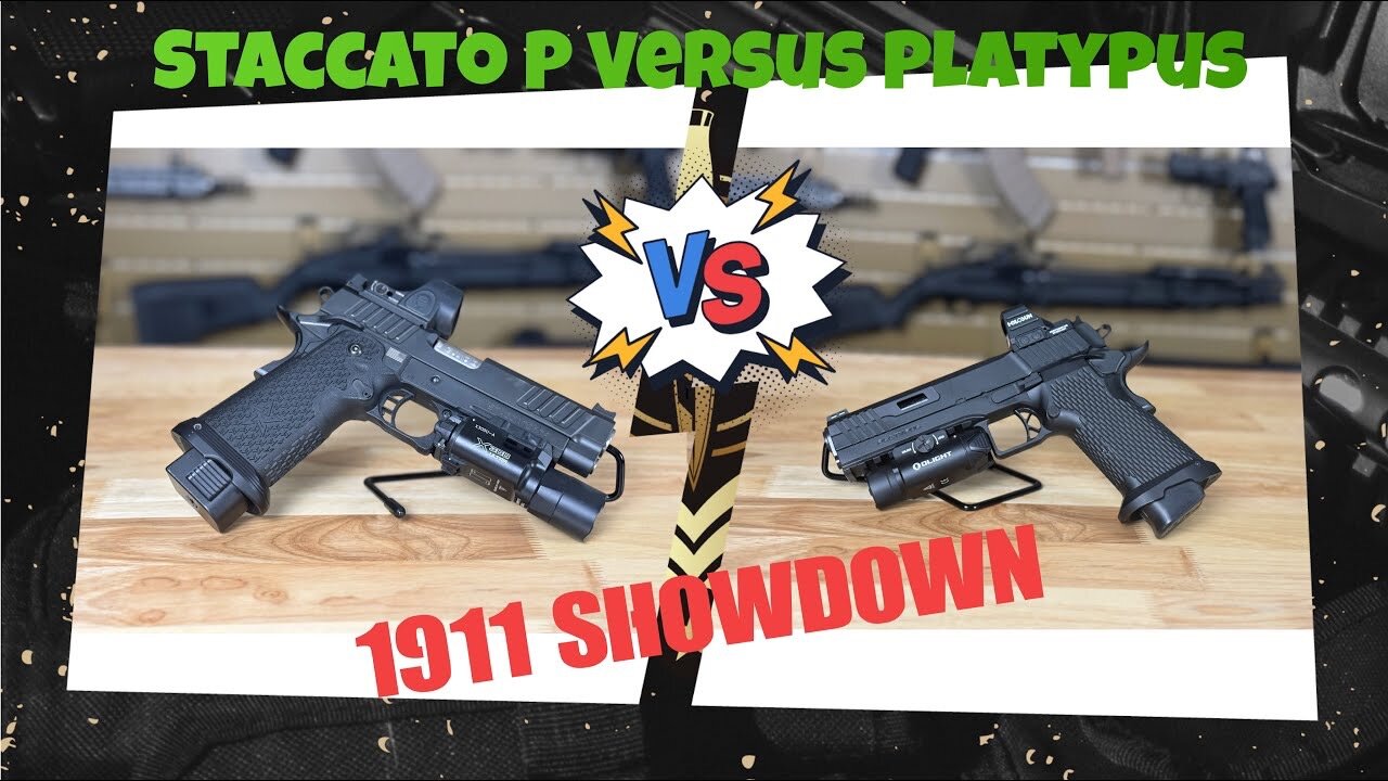 🔥 Witness the Epic Showdown: Staccato P vs Stealth Arms Platypus 1911 in my Exclusive Review! 🔥