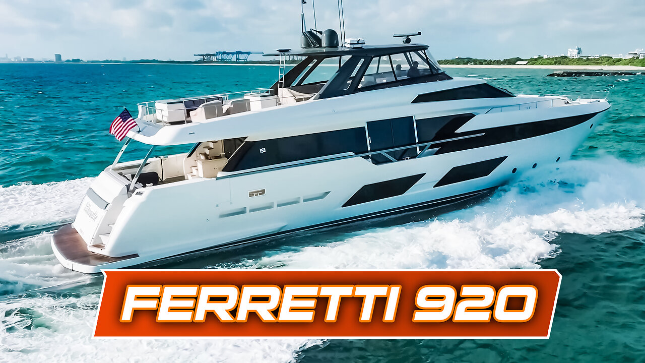 Ferretti 920 at Fort Lauderdale