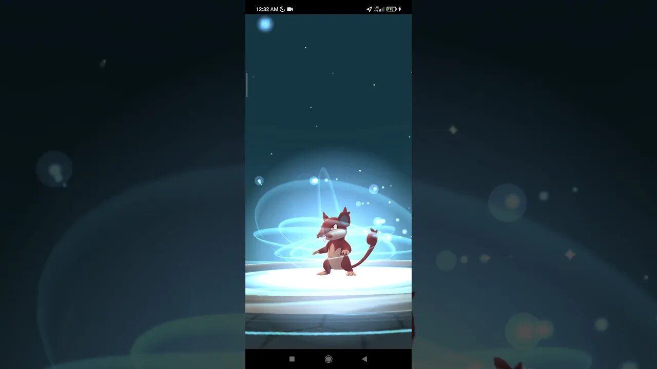 Pokémon GO-Evolving Shiny Alolan Rattata