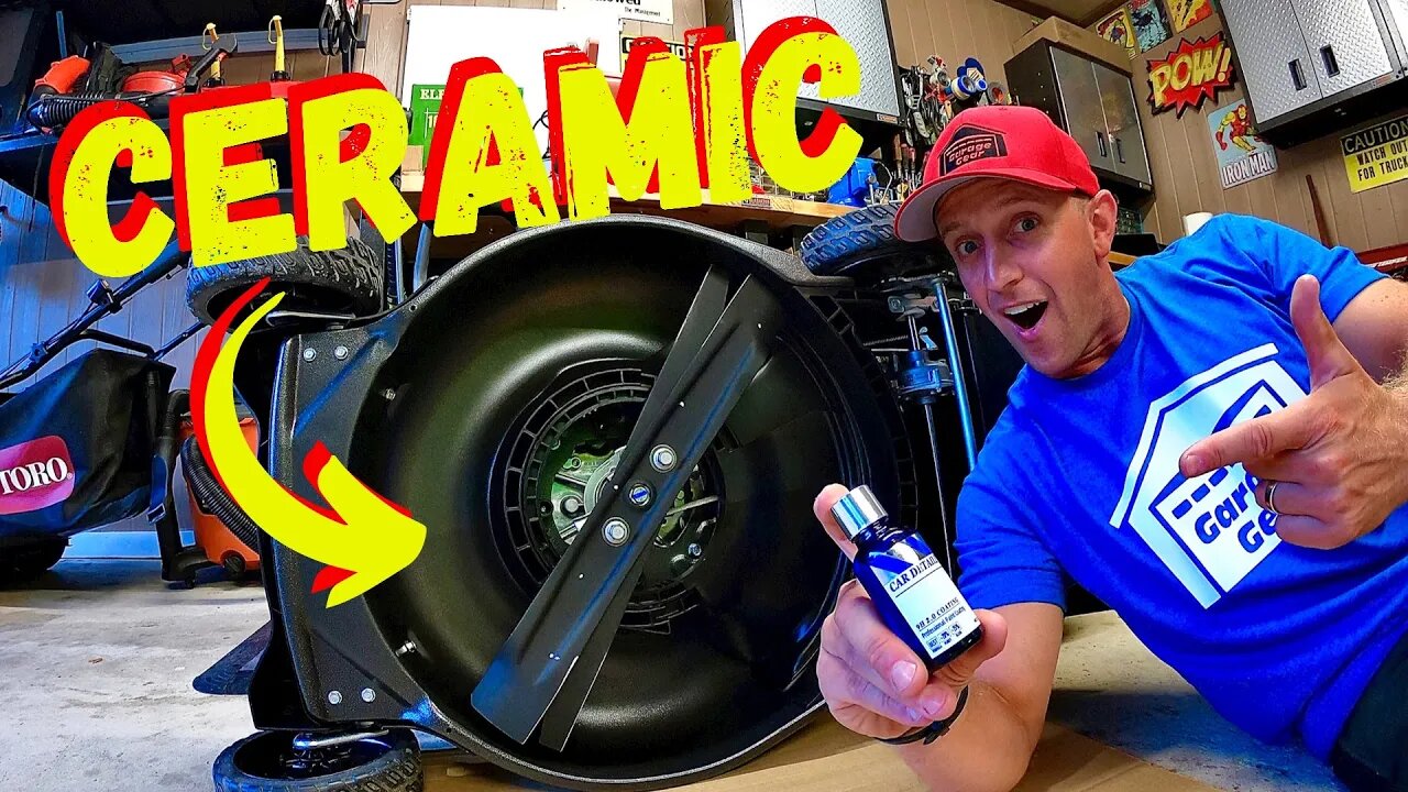 HOW TO PREVENT GRASS FROM STICKING TO YOUR MOWER DECK WITH A CERAMIC COATING