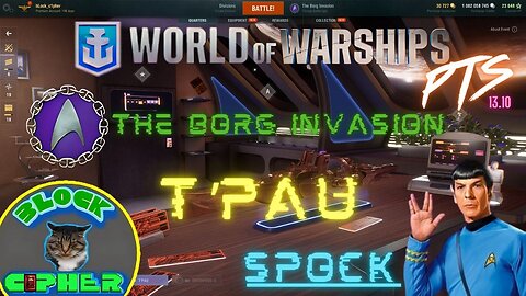 PTS 13.10//Spock//T'PAU//Star Trek Colab | World of Warships