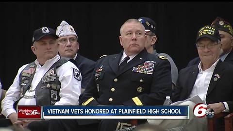 Vietnam Veterans honored at Plainfield High School