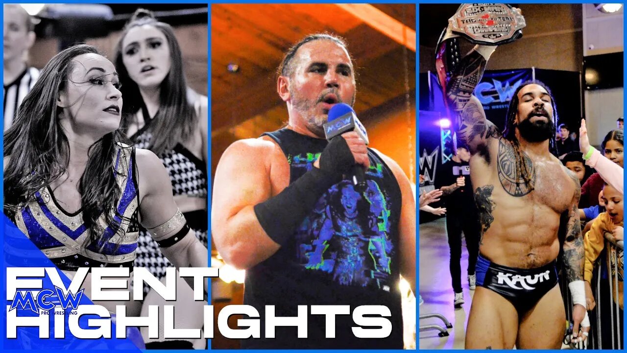 Highlights from MCW Winter Blast 2023 in Hollywood, MD: Action-Packed Pro Wrestling!