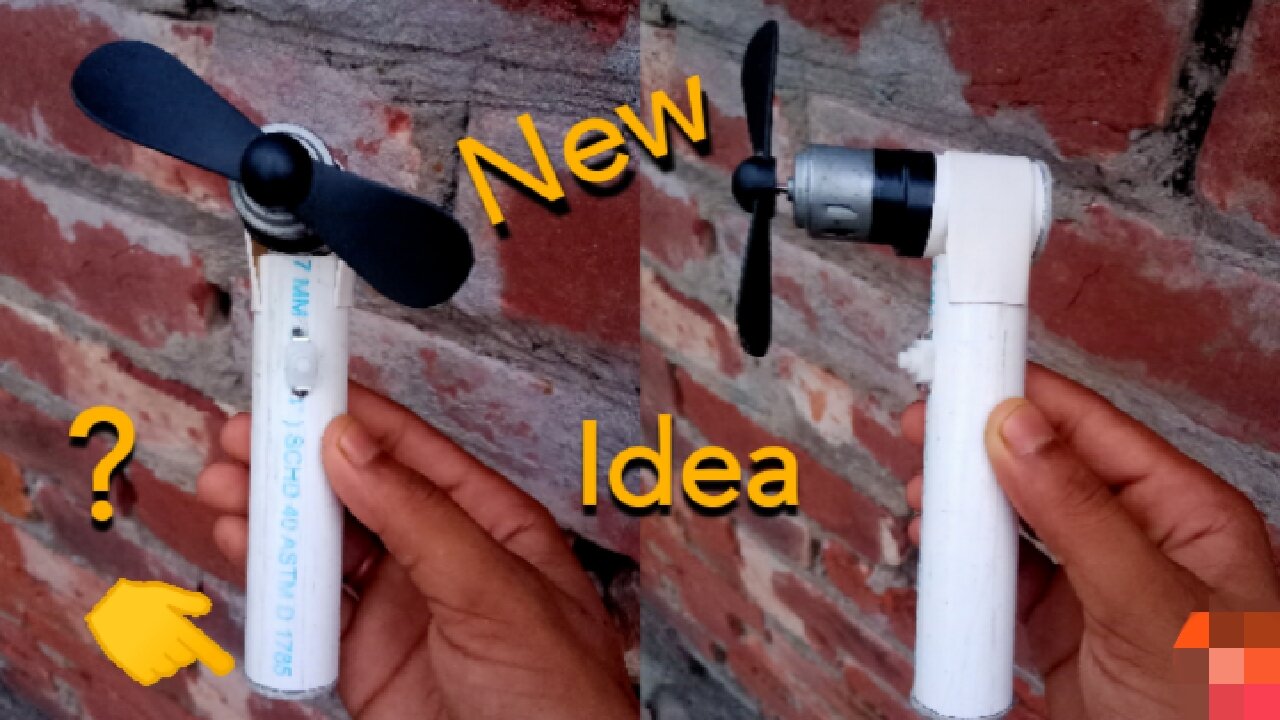 How To Make Hand Fan/Make A Charger Fan At Home