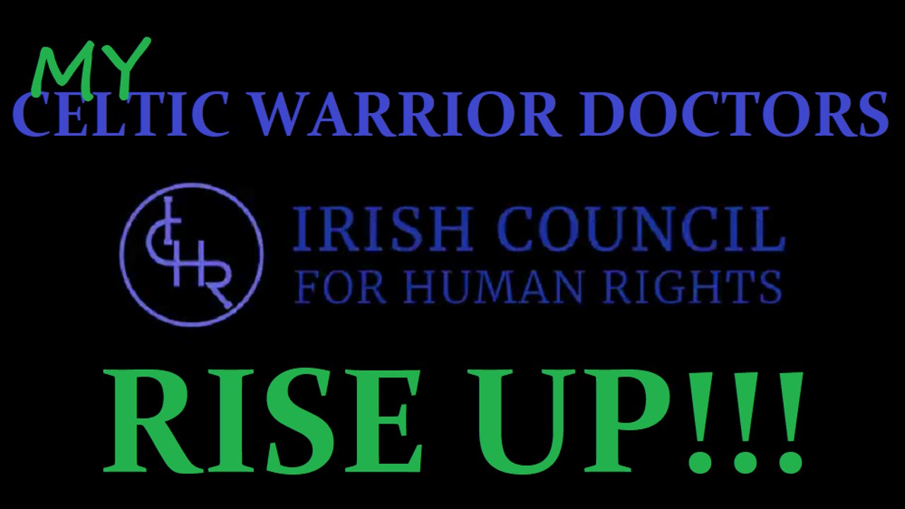 BRILLIANT IRISH DOCTORS UNITE AND SPEAK OUT AGAINST INJECTIONS