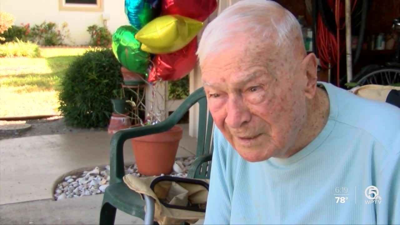 100th birthday celebration held for WWII veteran in Palm City