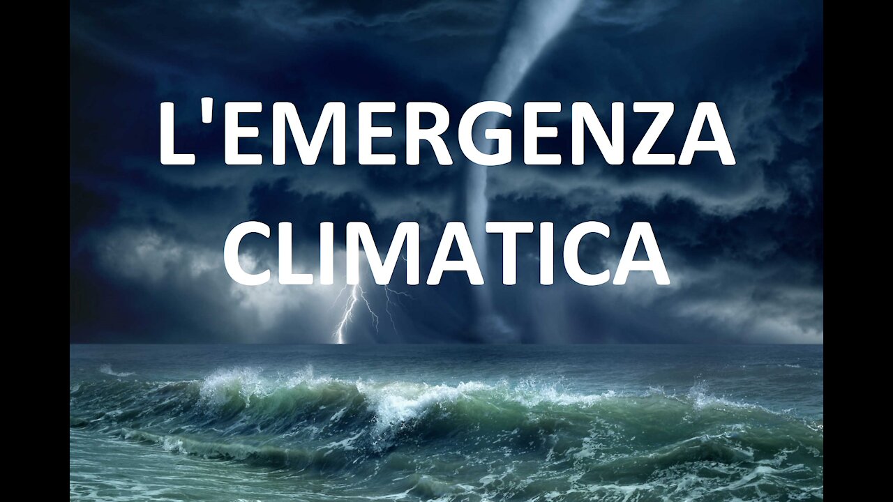 L'emergenza climatica