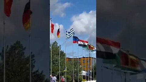 ‼️🇷🇺Флаг ДНР на Петербургском международном экономическом форуме #донбасс #фидshorts #днр #лнр