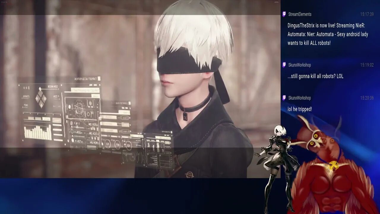 I begin another playthrough of Nier: Automata except this time I'm 9S?!