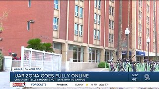 UArizona asks students not to return to campus, if possible