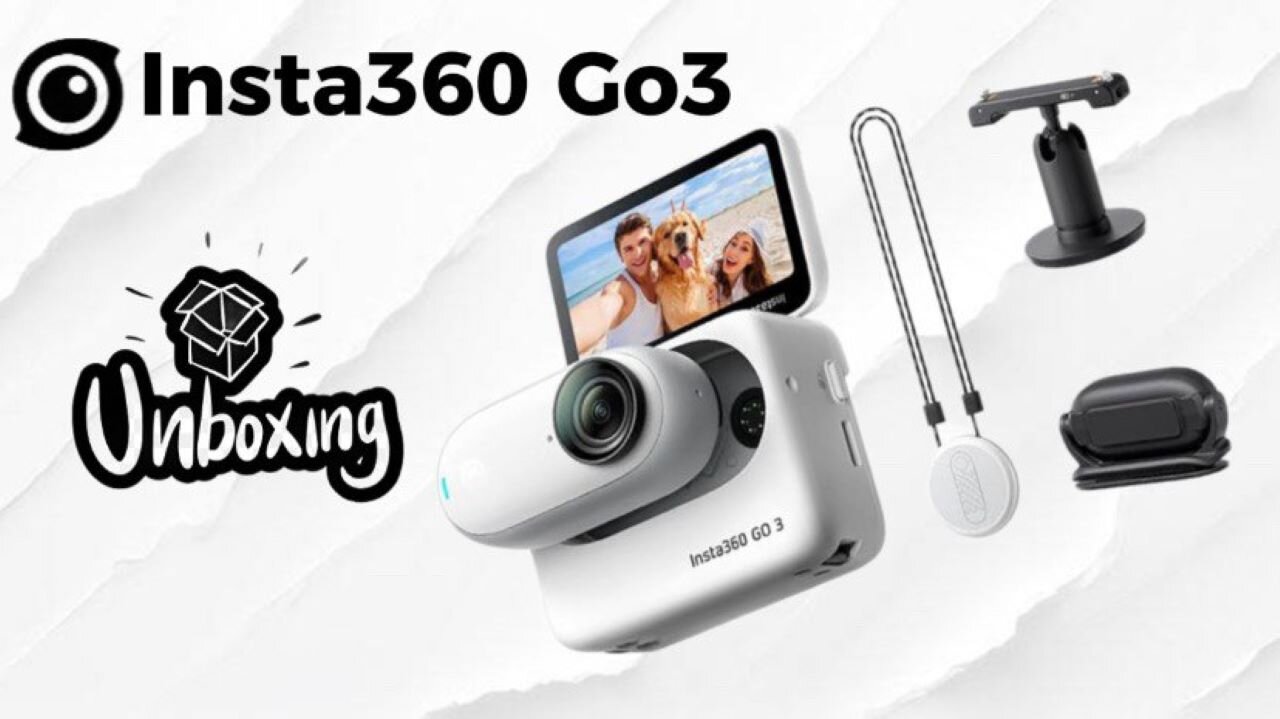 Mighty Tiny Camera Insta360 Go3 Unboxing