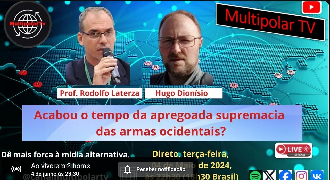 ESTÁ À VISTA A "SUPREMACIA" DAS ARMAS OCIDENTAIS