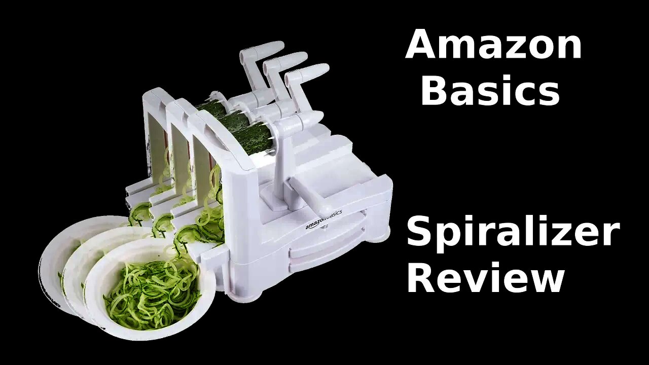 A way cheaper version of the veggetti pro AmazonBasics 3-Blade Spiralizer