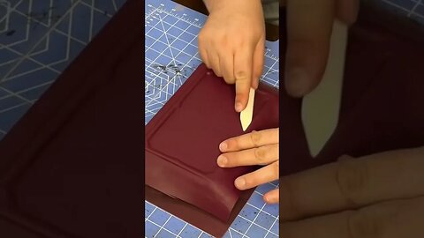 Applying Leather to a Book