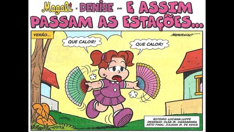 Magali&Denise em-E assim passam as estações... | Gibis do Rapha 2
