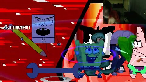 SpongeBob SquarePants Characters (SpongeBob, Squidward, And DoodleBob) VS Savage Dragon In A Battle