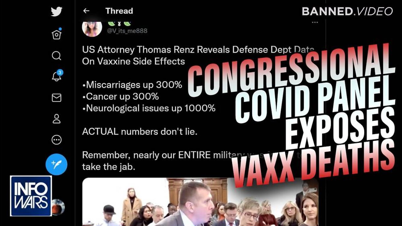 Congressional COVID Panel Exposes Vaxx Related Deaths