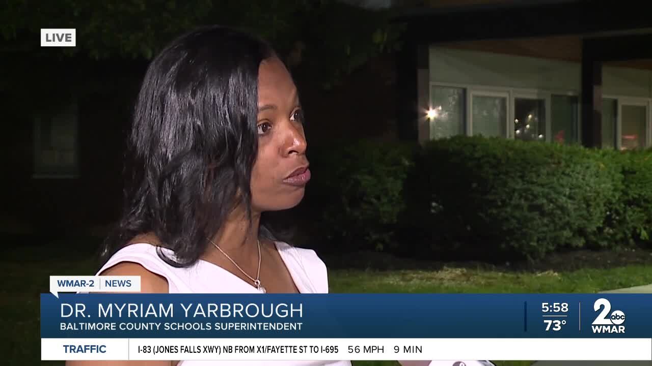 Students return to school in Baltimore County