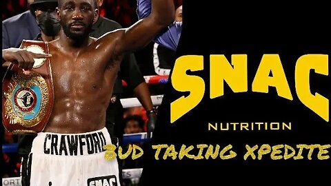 Terence Crawford is in the SNAC program to be the best he can be!👀