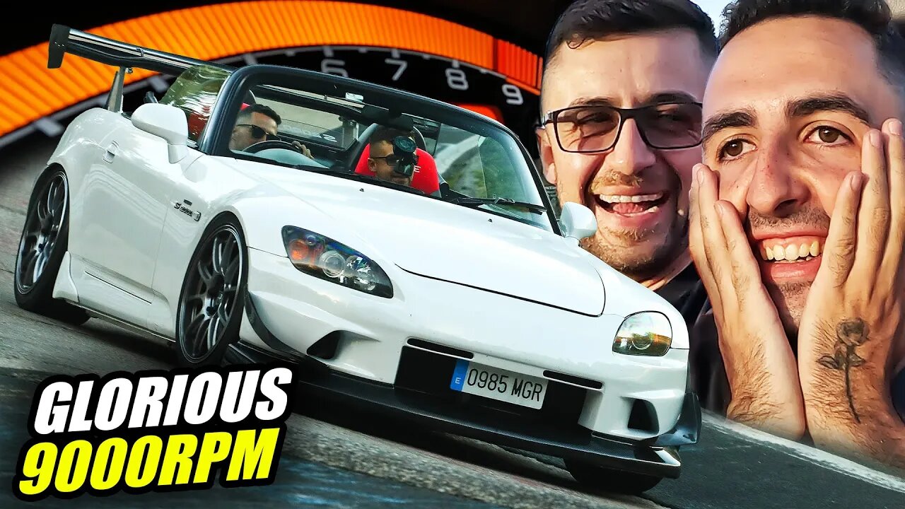 9000 RPM, BIG WING & Loose Hose! Honda S2000 // Nürburgring