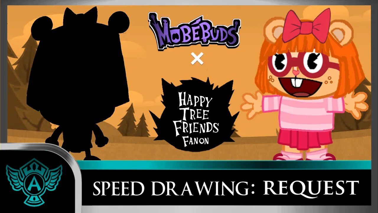 Speed Drawing Request: Happy Tree Friends Fanon - Janet | Mobebuds Style (DylanStrikes)