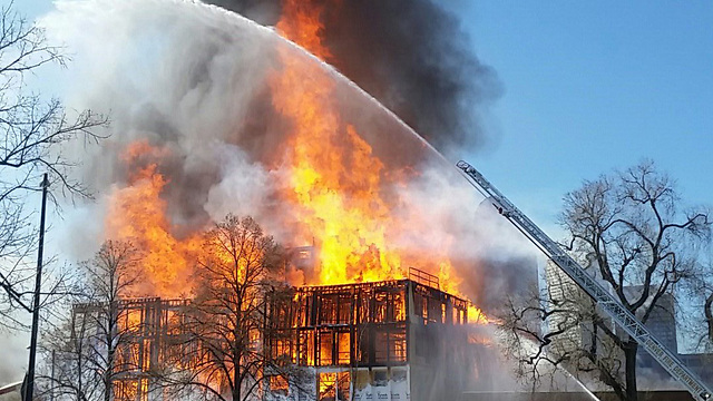 News conference on Denver construction site fire